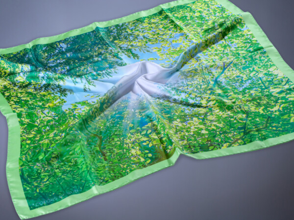 Silk Scarf Motif Harmony Detail 3