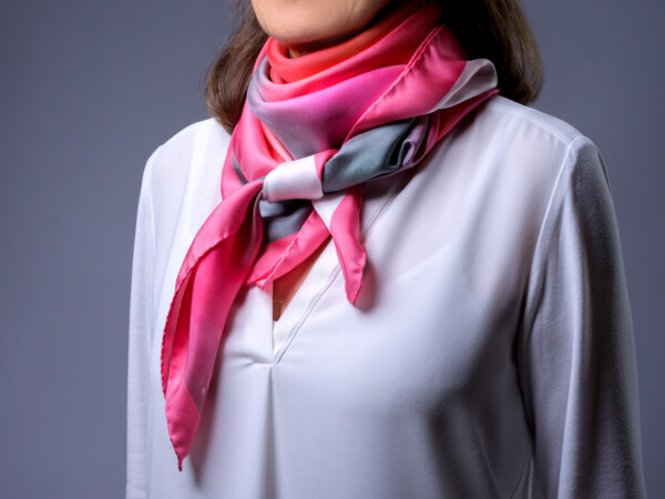 Silk Scarf Motif Love