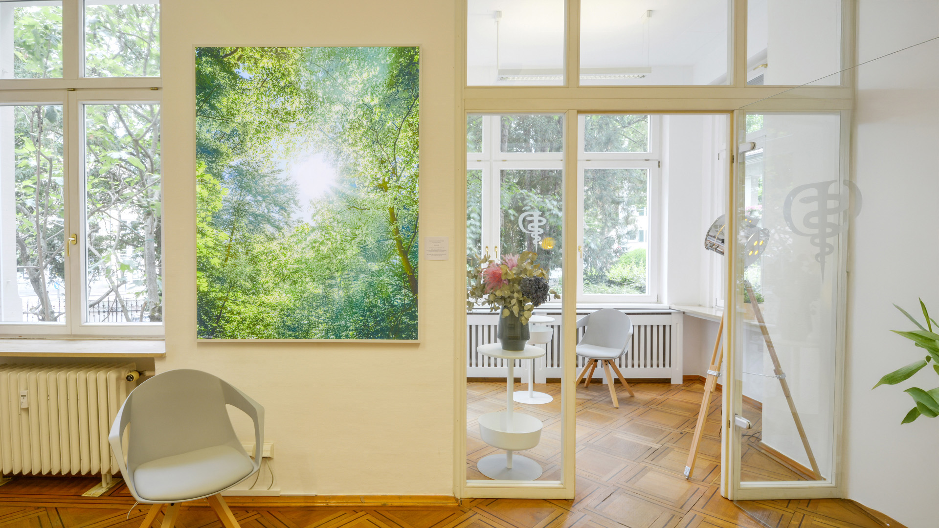 Leuchtkasten arztpraxis